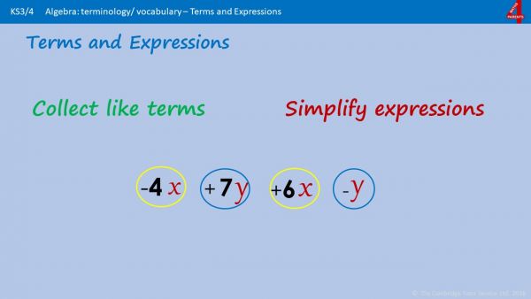 A6 - Algebra Simplifying Expressions