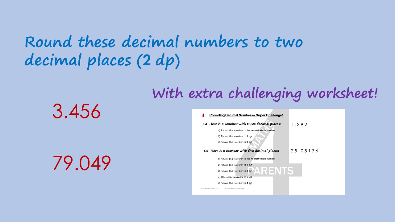 ROUNDING OFF A NUMBER TO TWO DECIMAL PLACES 